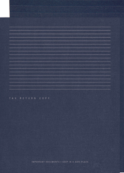 Premium Tax Folders with Top Staple Tab