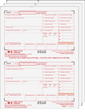 QuickBooks W-2 2 Up Preprinted Forms